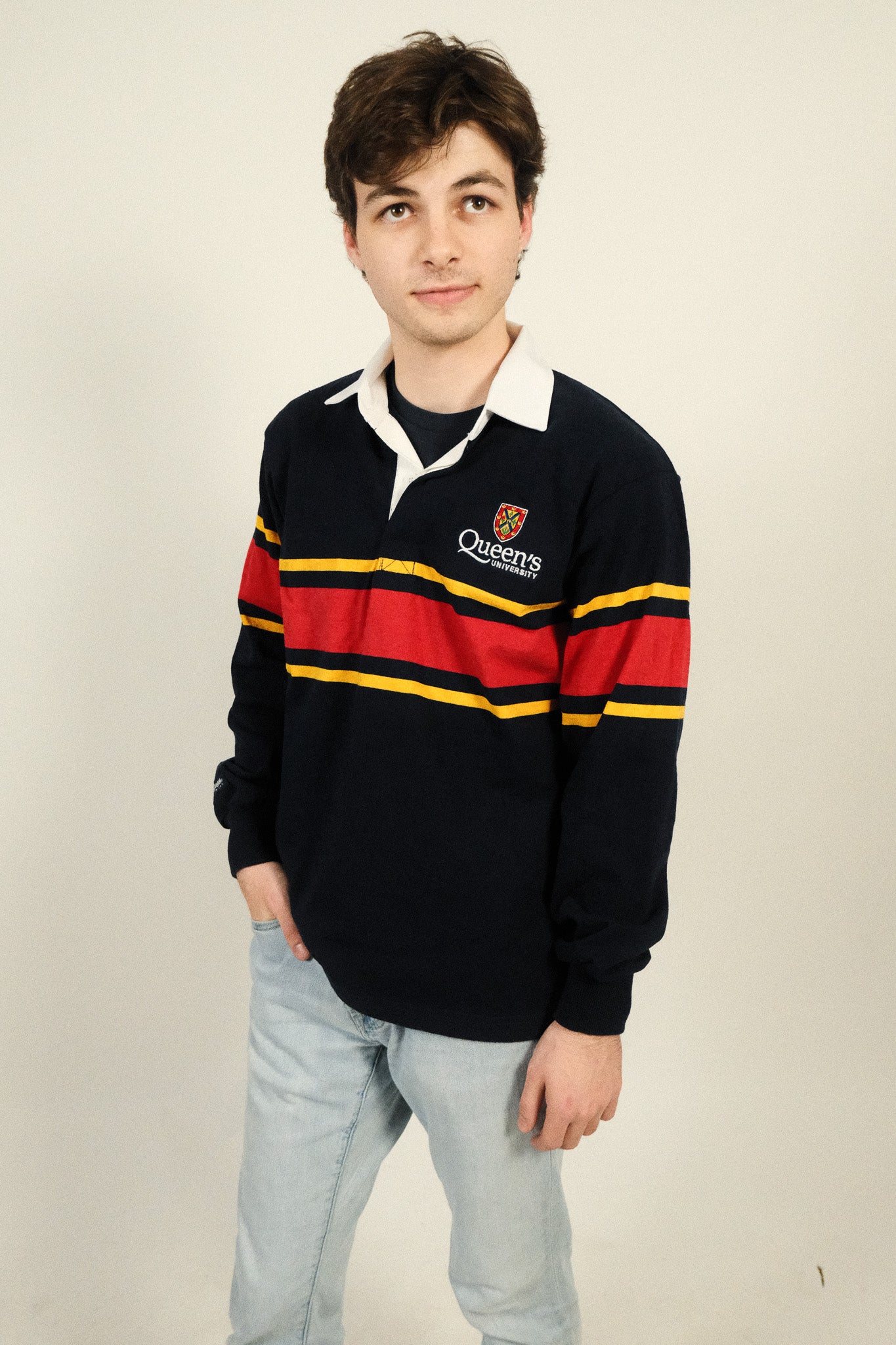 Queen's University Longsleeve Rugby Shirt