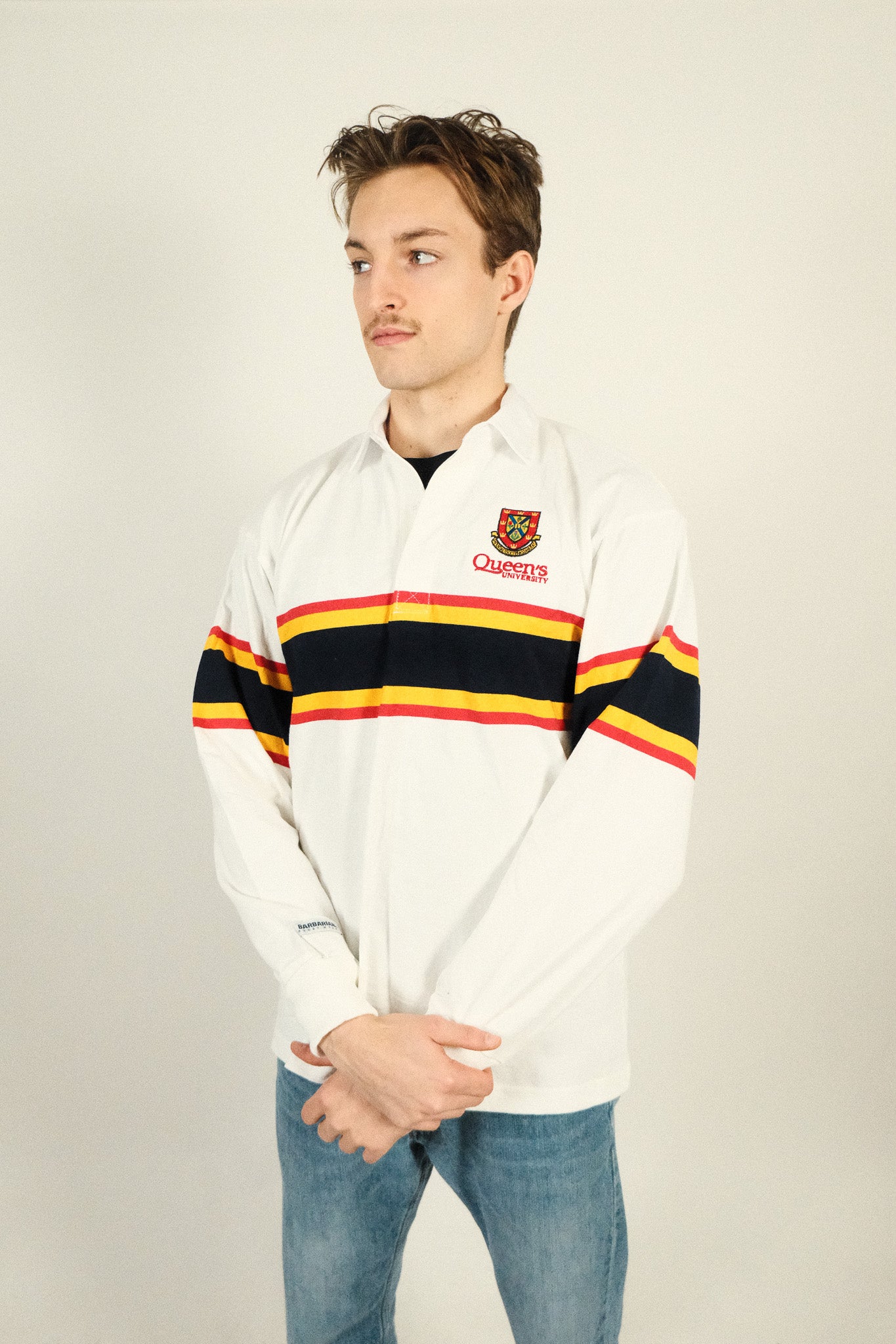 Queen's University Longsleeve Rugby Shirt