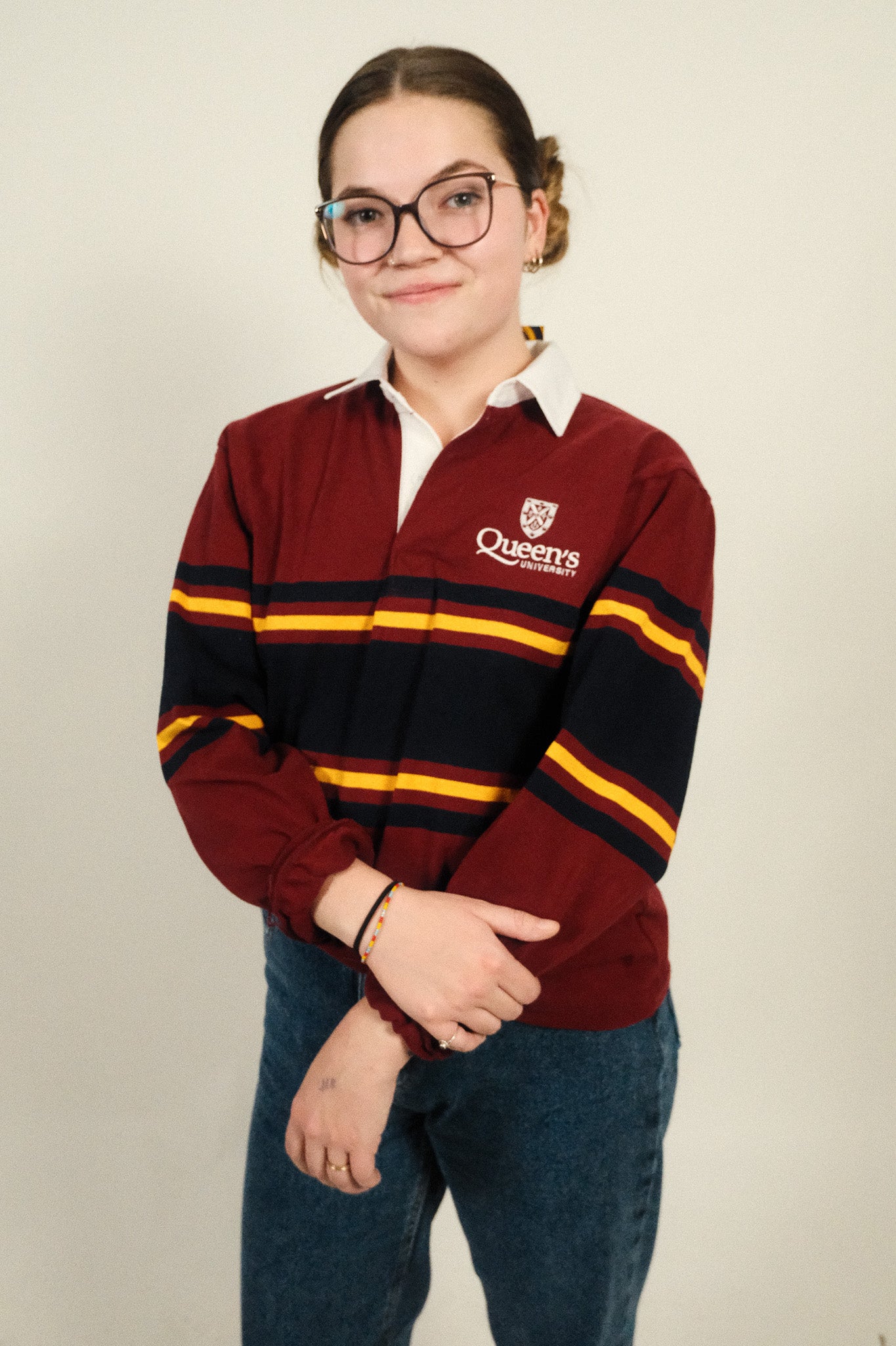 Queen's University Longsleeve Rugby Shirt