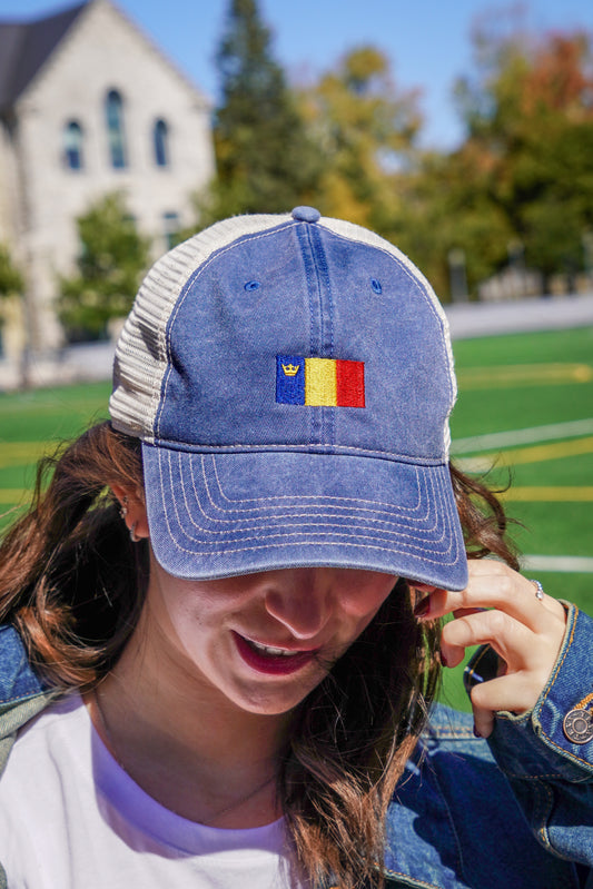 Denim Flag Trucker Hats