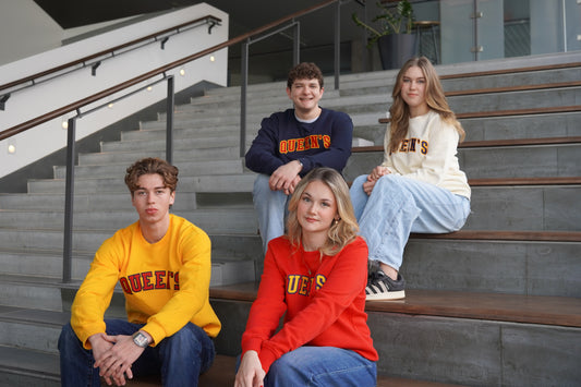 Queen's Twill Crewneck