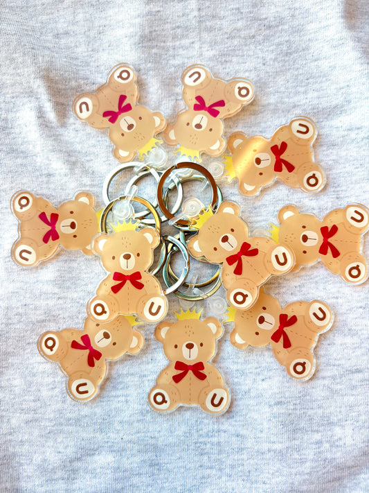 Bear Acrylic Keychain