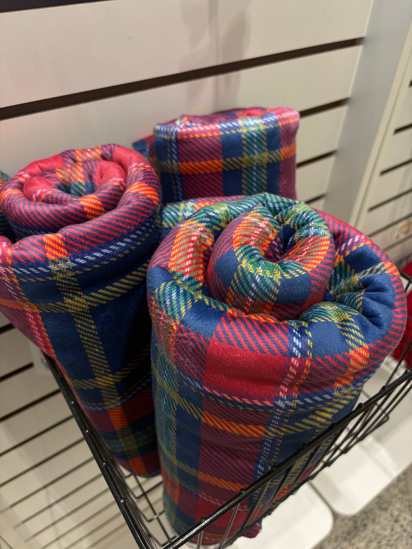 The Queen's Tartan Fleece Blanket
